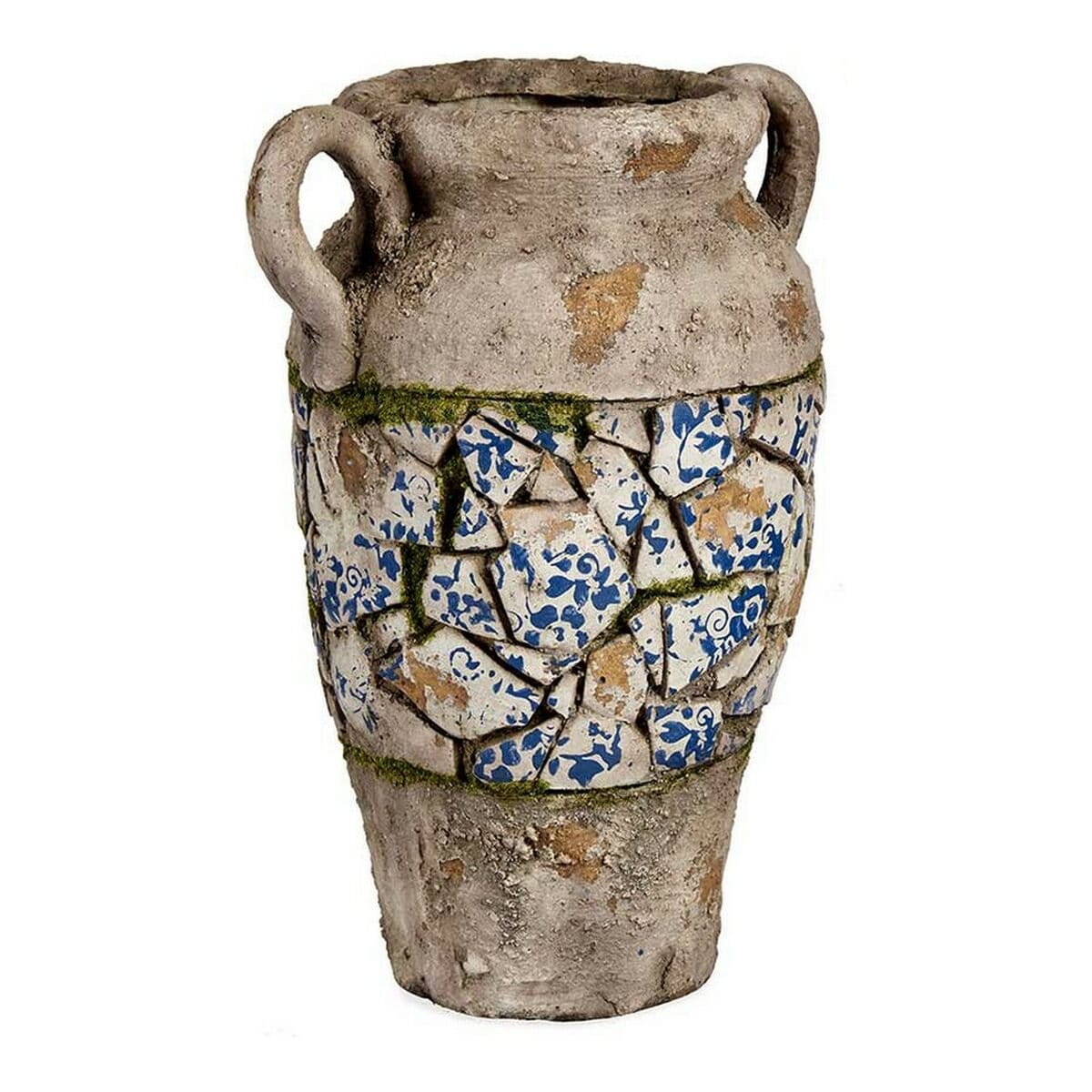 Figura Decorativa para Jardín Ibergarden Poliresina 21 x 34,5 x 28 cm Jarrón
