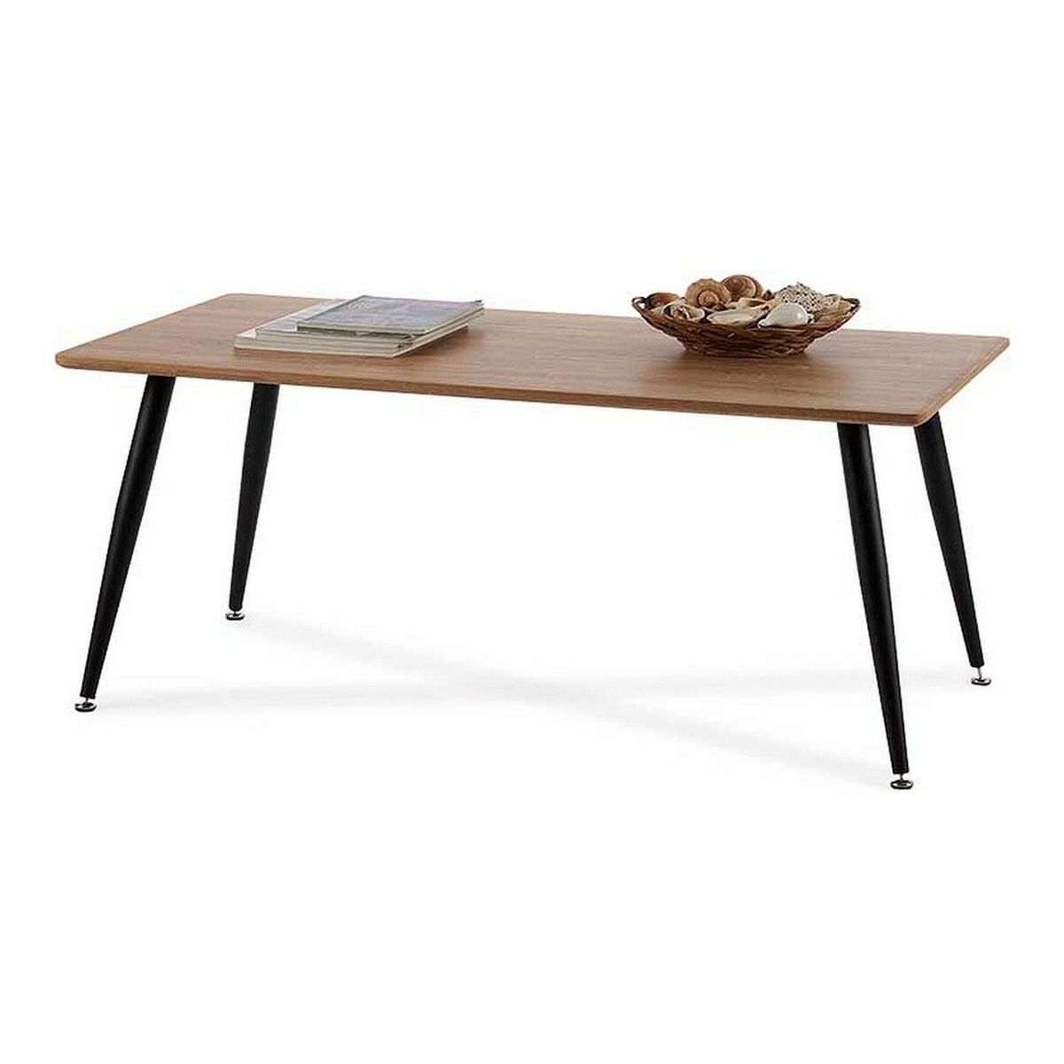 Mesa de Centro Gift Decor Marrón Negro Madera 60 x 110 x 45 cm
