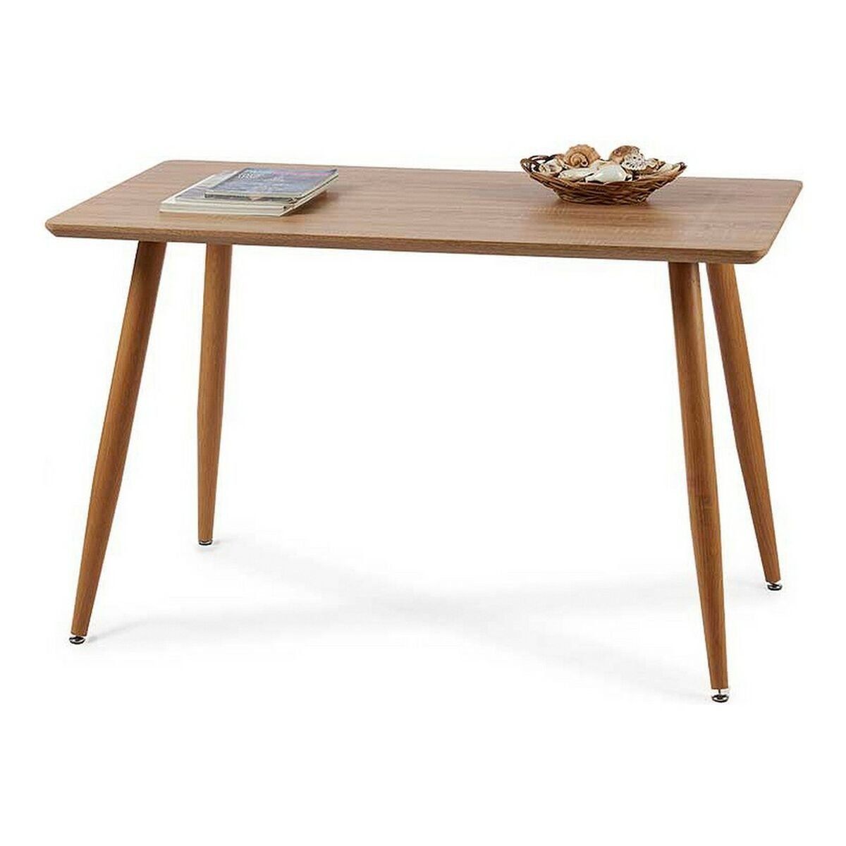 Mesa de Comedor Gift Decor Marrón Metal Madera Melamina 120 x 70 x 75 cm