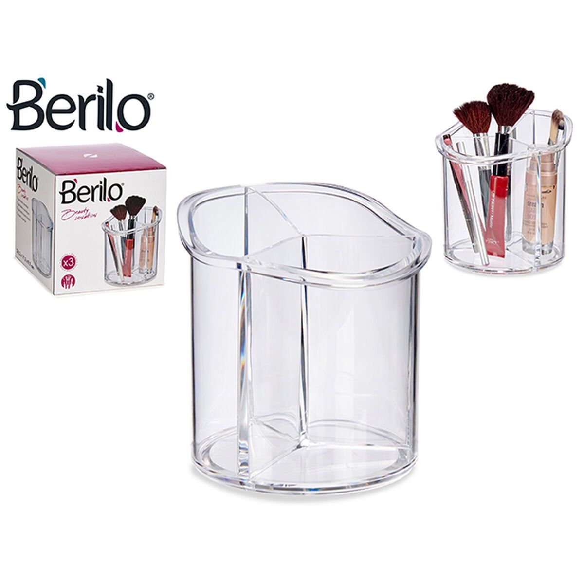 Organizador de Maquillaje Berilo 15 x 15 x 15,5 cm