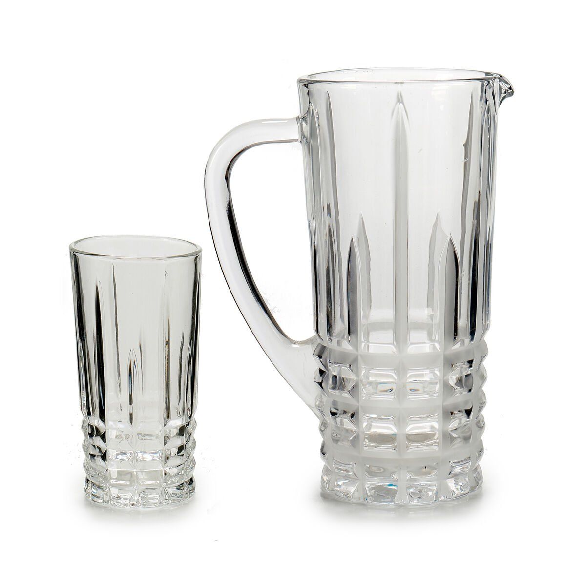 Set de jarra con vasos Vivalto 41053 Transparente Vidrio 250 ml