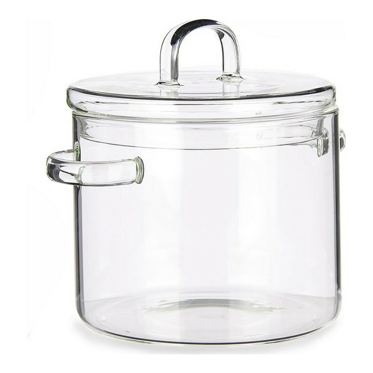 Olla con Tapa Vivalto Transparente Vidrio de Borosilicato 15,4 x 16,8 x 20,5 cm