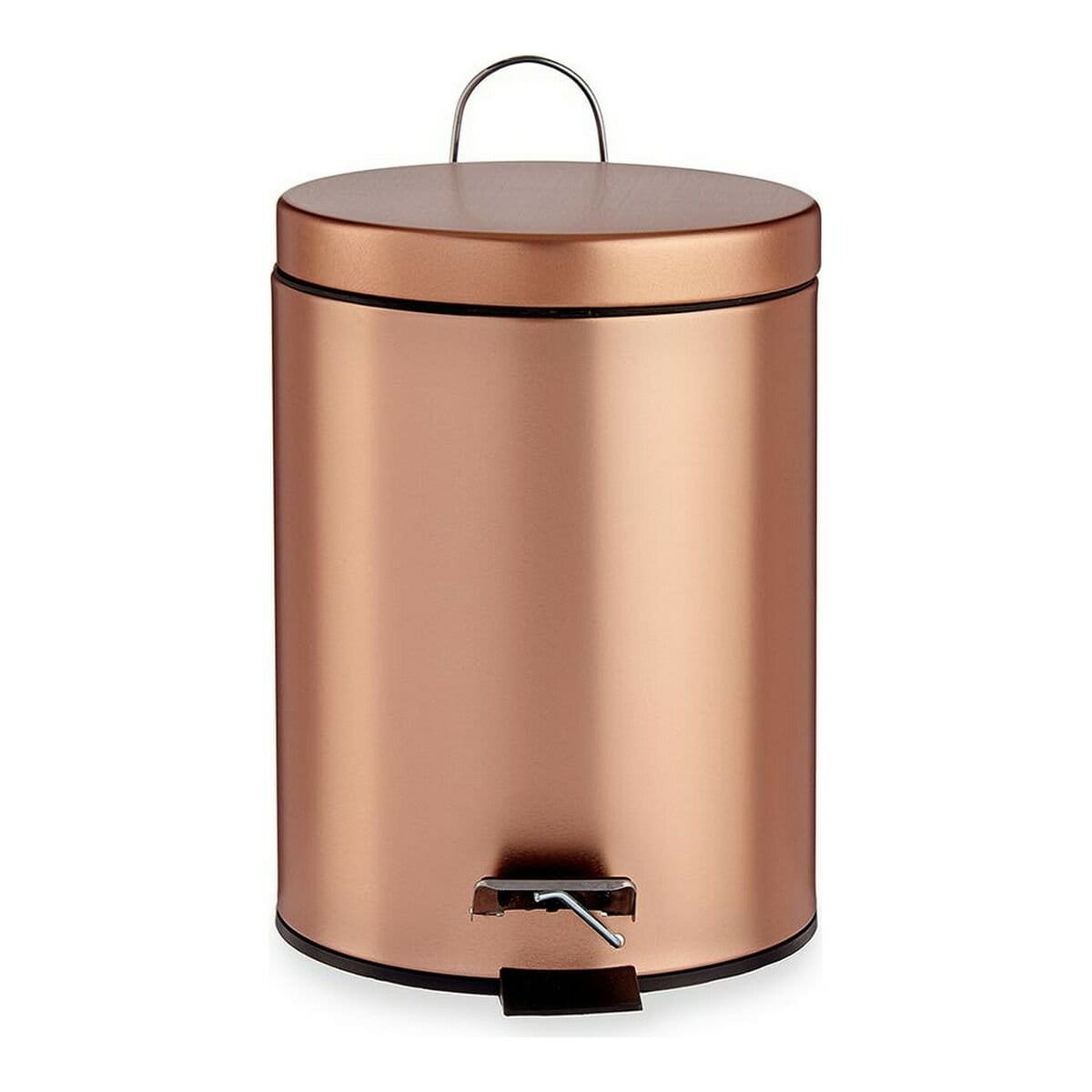 Papelera con Pedal Berilo Cobre 5 L