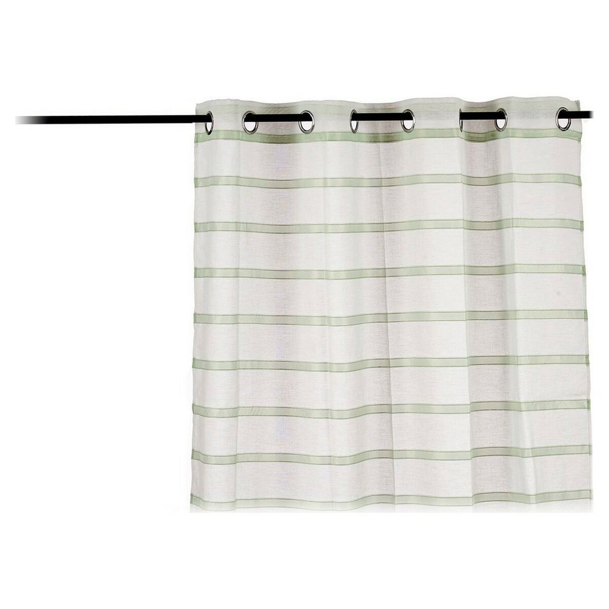 Cortina Gift Decor Verde 140 x 0,1 x 260 cm Visillo Rayas