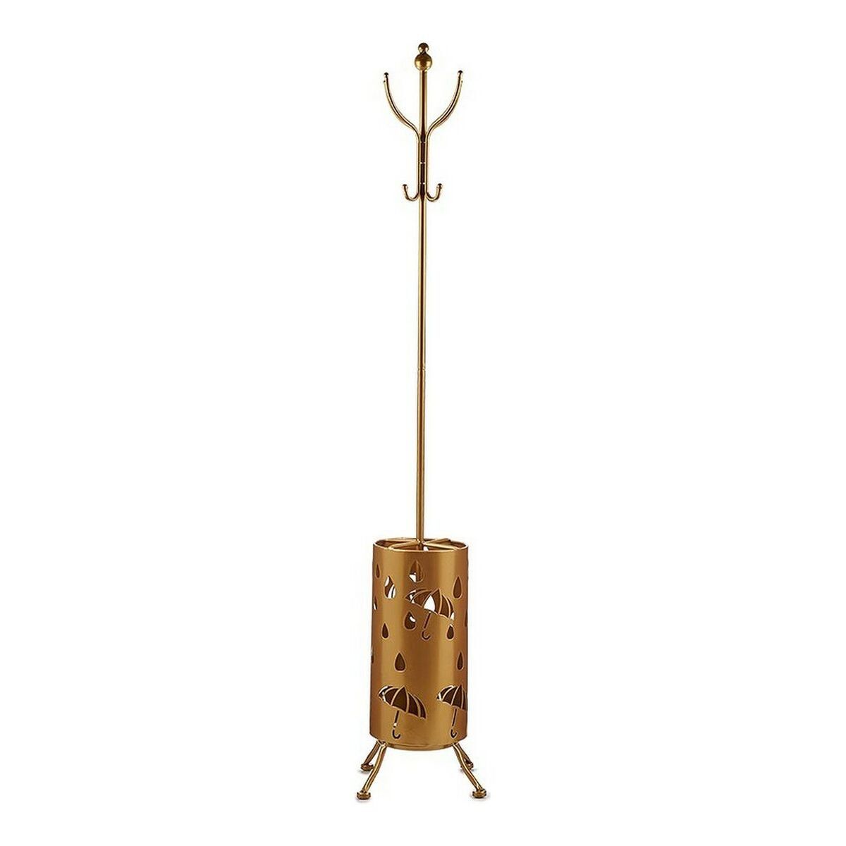 Perchero Gift Decor Dorado Metal 44 x 185 x 44 cm Paragüero