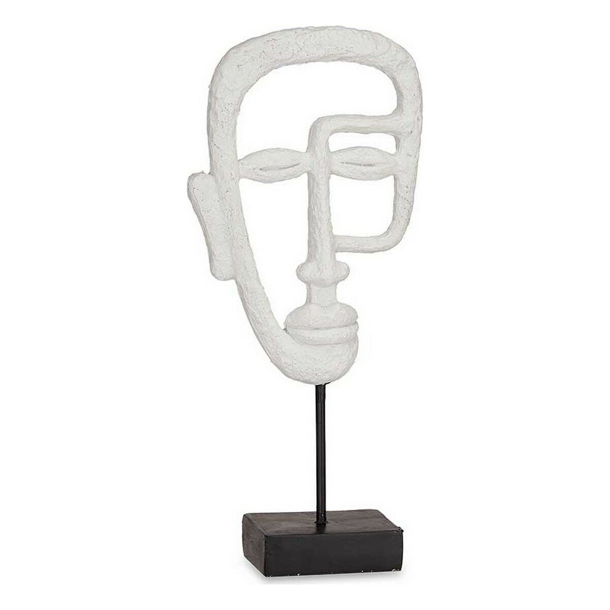 Figura Decorativa Gift Decor Blanco Cara 19,5 x 38 x 10,5 cm