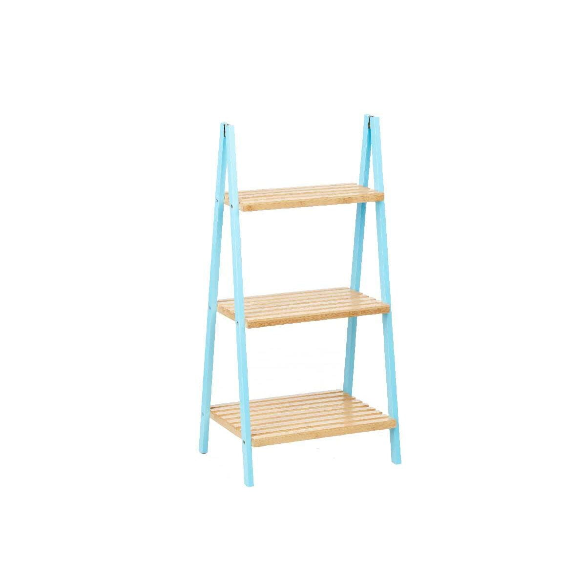 Estantería de Baño Berilo Azul Natural 40,3 x 81,5 x 30 cm