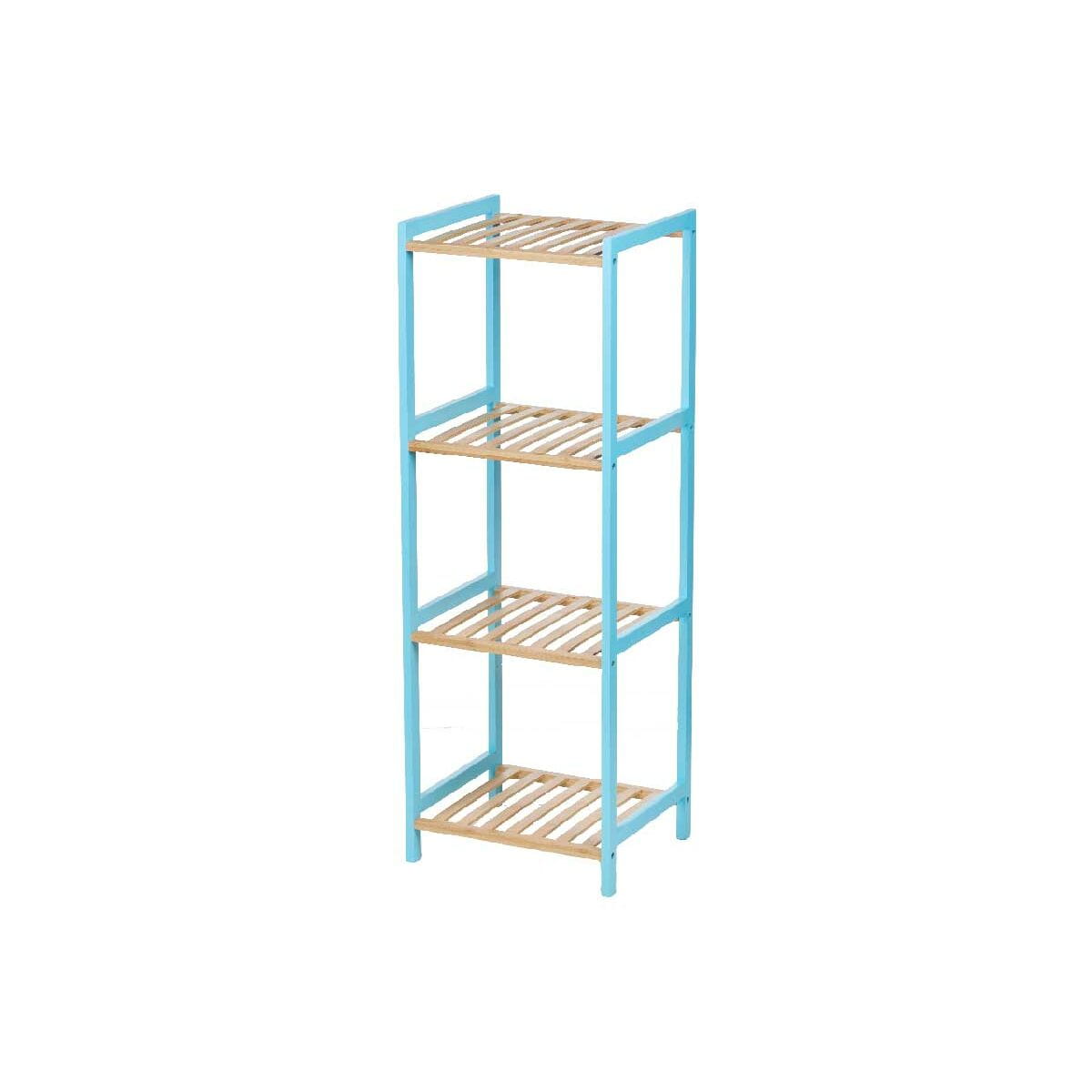 Estantería de Baño Berilo Azul Natural 35 x 30 x 100 cm 35,2 x 100,2 x 30,2 cm