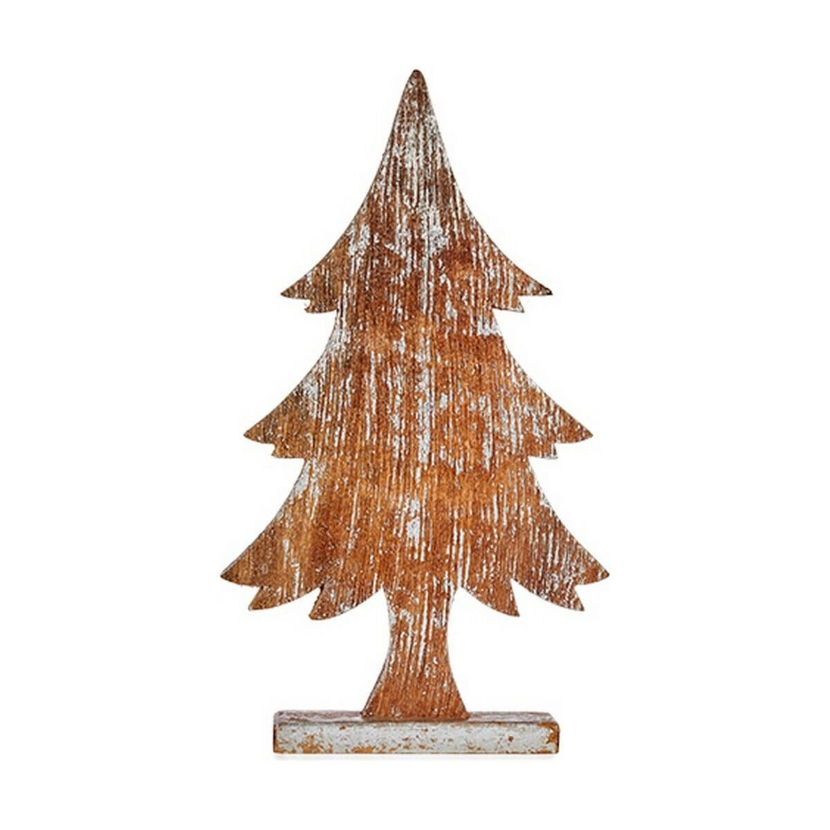 Árbol de Navidad Krist+ Marrón Plateado Plata Madera 5 x 49,5 x 26 cm