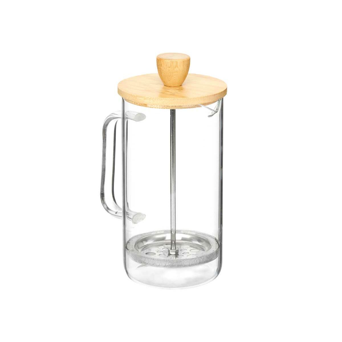 Tetera Vivalto Natural Vidrio Bambú Vidrio de Borosilicato 600 ml