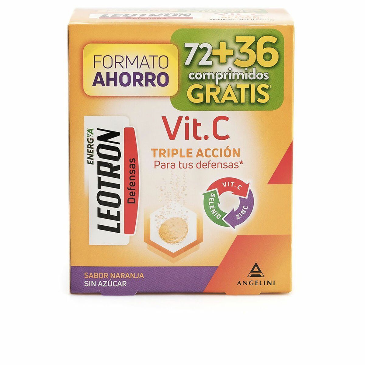 Complemento Alimenticio Leotron Vitamina C Vitamina C 108 Unidades