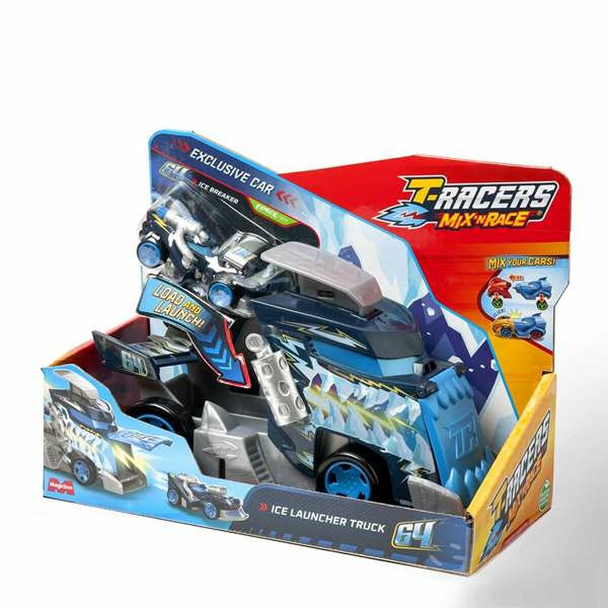 Camión Portavehículos Magicbox Launcher Truck T-Racers Mix 'N Race 10 x 16,8 x 22,5 cm Coche