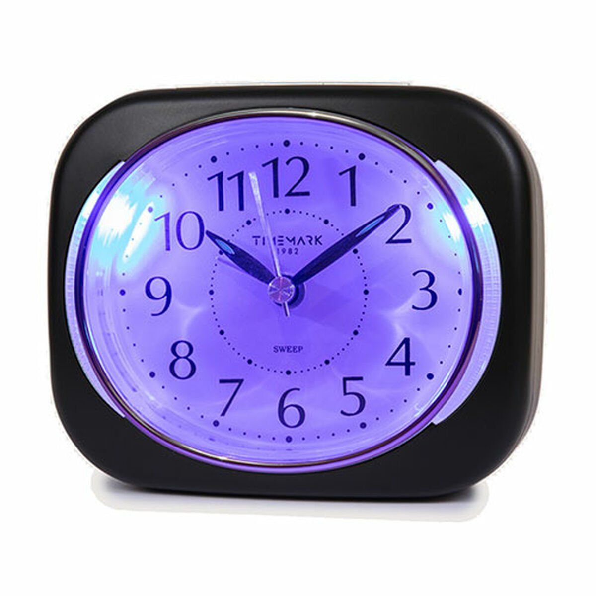 Reloj-Despertador Analógico Timemark 10 x 8,5 x 4 cm Negro Plástico Clásico
