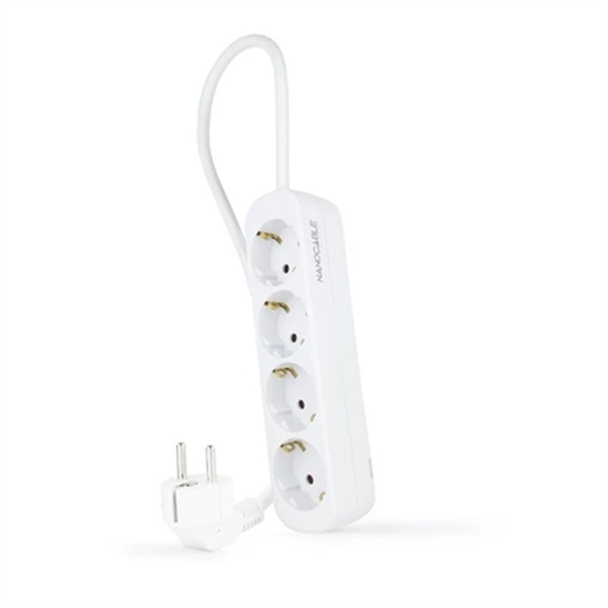 Regleta NANOCABLE 10.37.0004-NS 3680 W 250 V 1,4 m