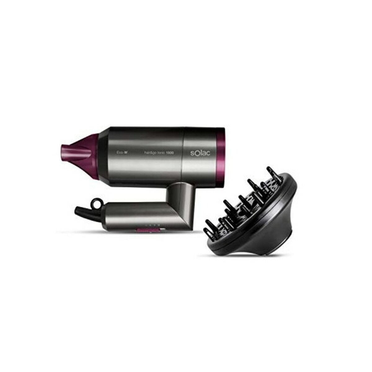Secador de Pelo Solac Hair&Go Ionic Plegable