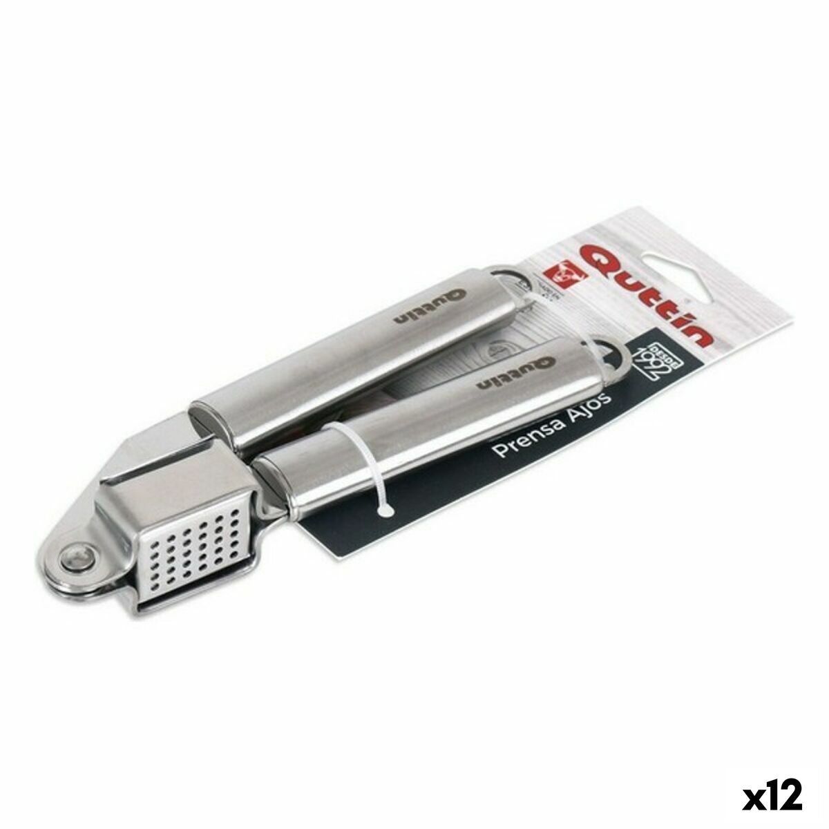 Prensa Ajos Quttin 59481 Acero Inoxidable (23 cm)