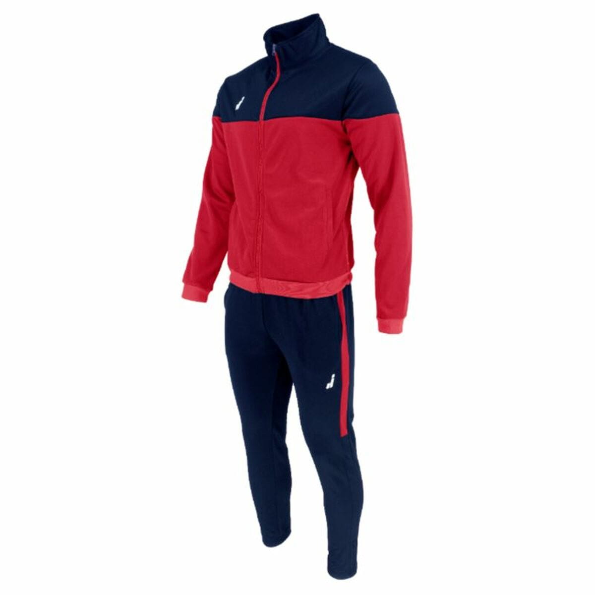 Chándal para Adultos Joluvi Sambil Rojo Azul marino Unisex 2 Piezas