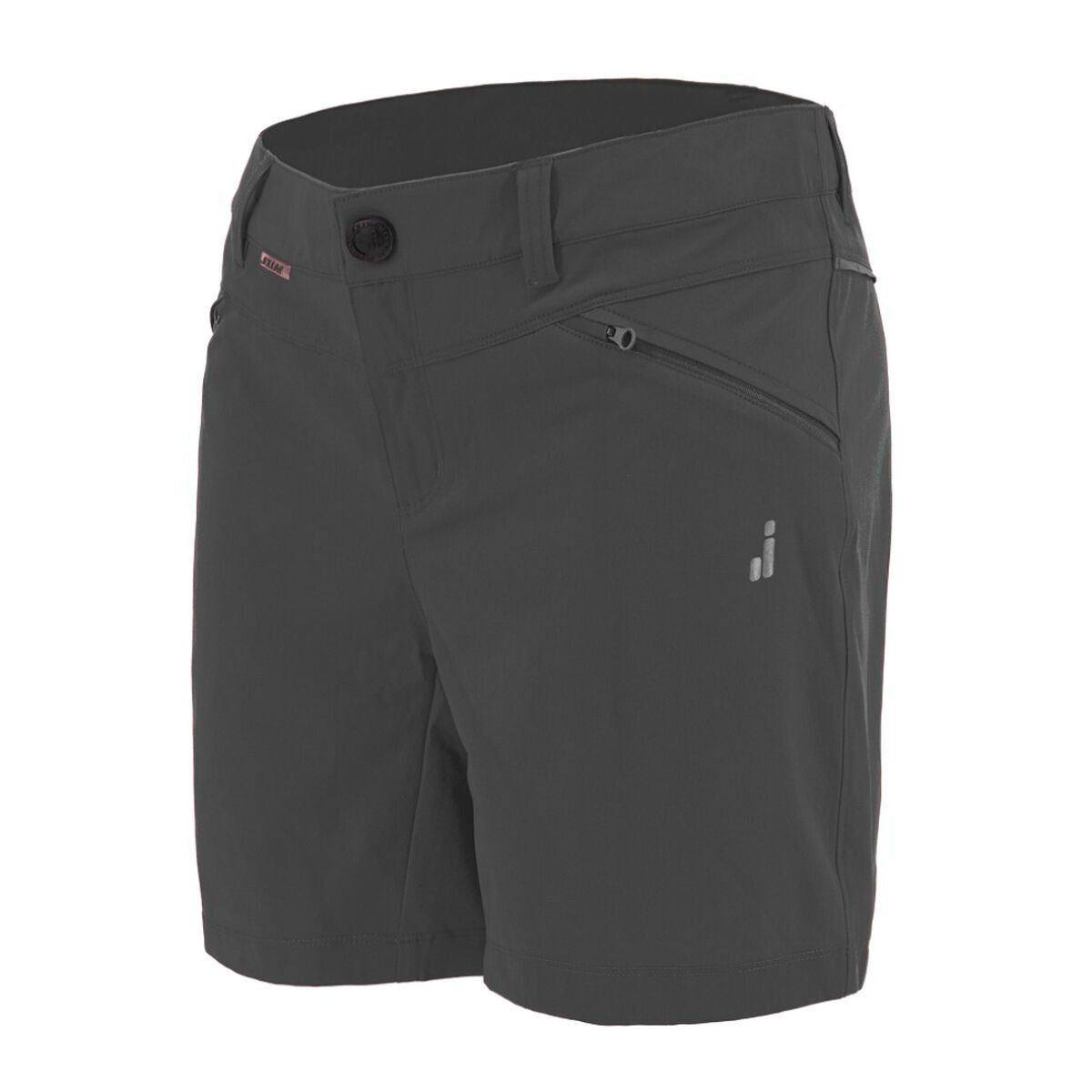 Pantalones Cortos de Mujer Joluvi FASSA Zip W Gris