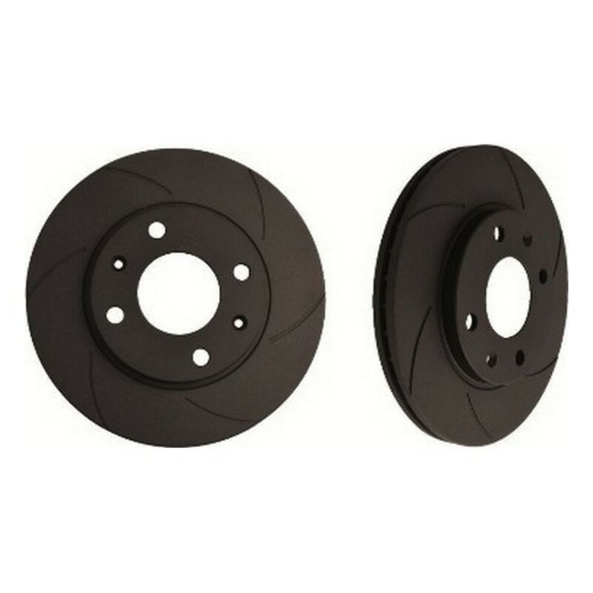 Discos de Freno Black Diamond 6KBD1204G6 Sólido Trasero 6 Rayas