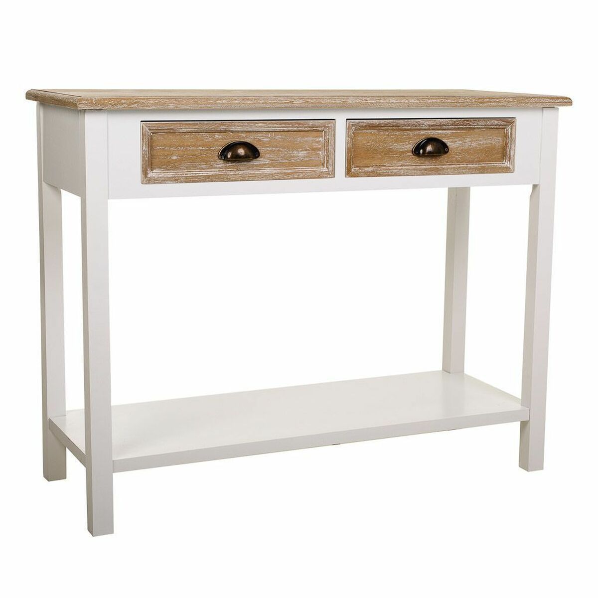 Recibidor con Cajones Alexandra House Living Blanco 40 x 78 x 100 cm