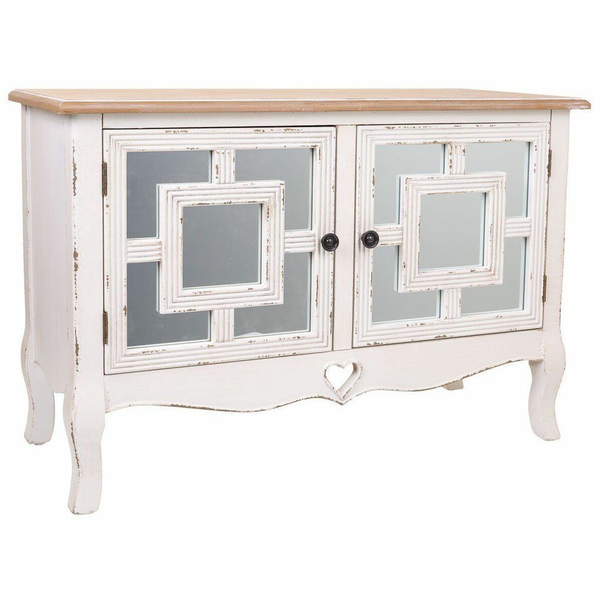 Recibidor Alexandra House Living Blanco 36 x 56 x 83 cm