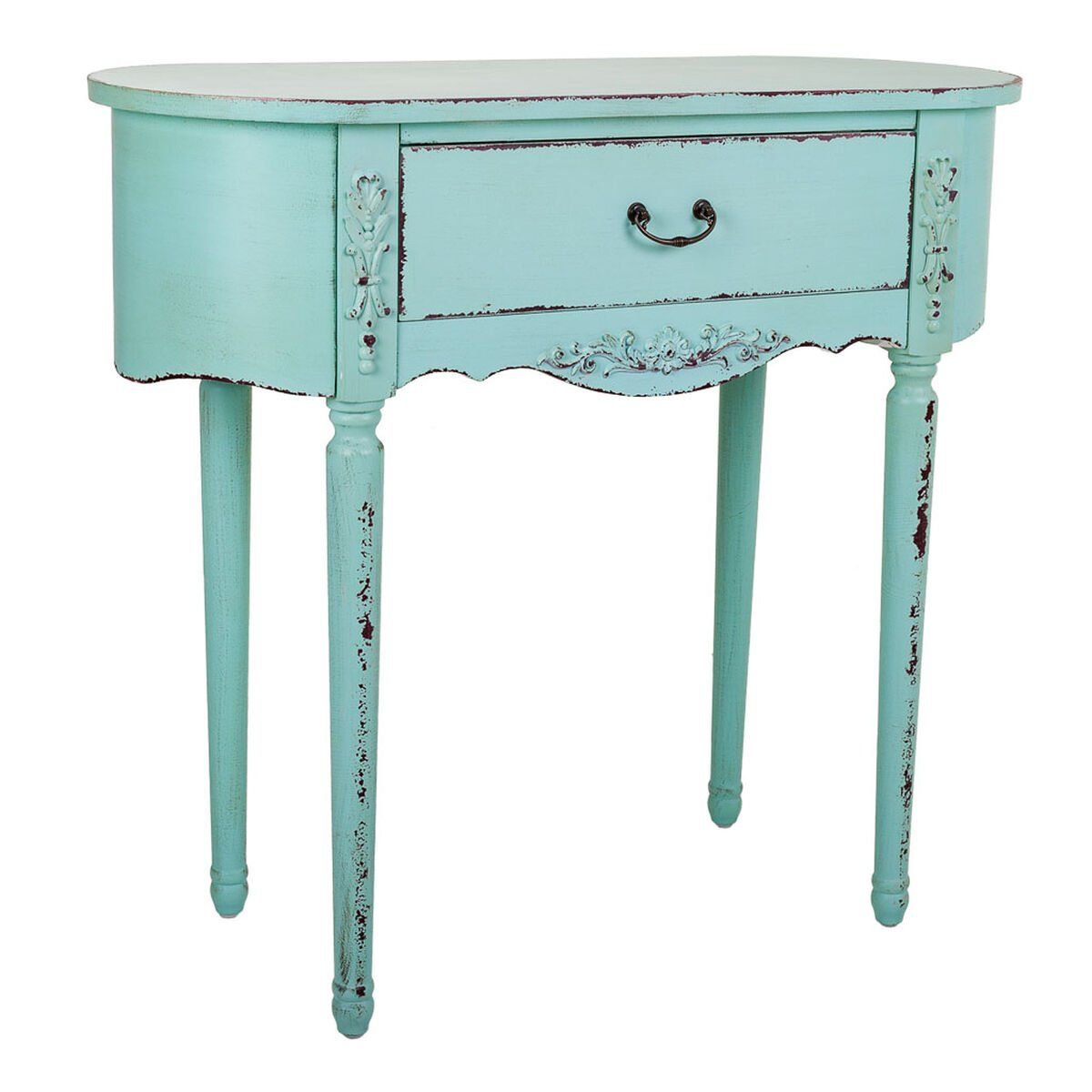Recibidor con Cajones Alexandra House Living Azul 36 x 80 x 88 cm