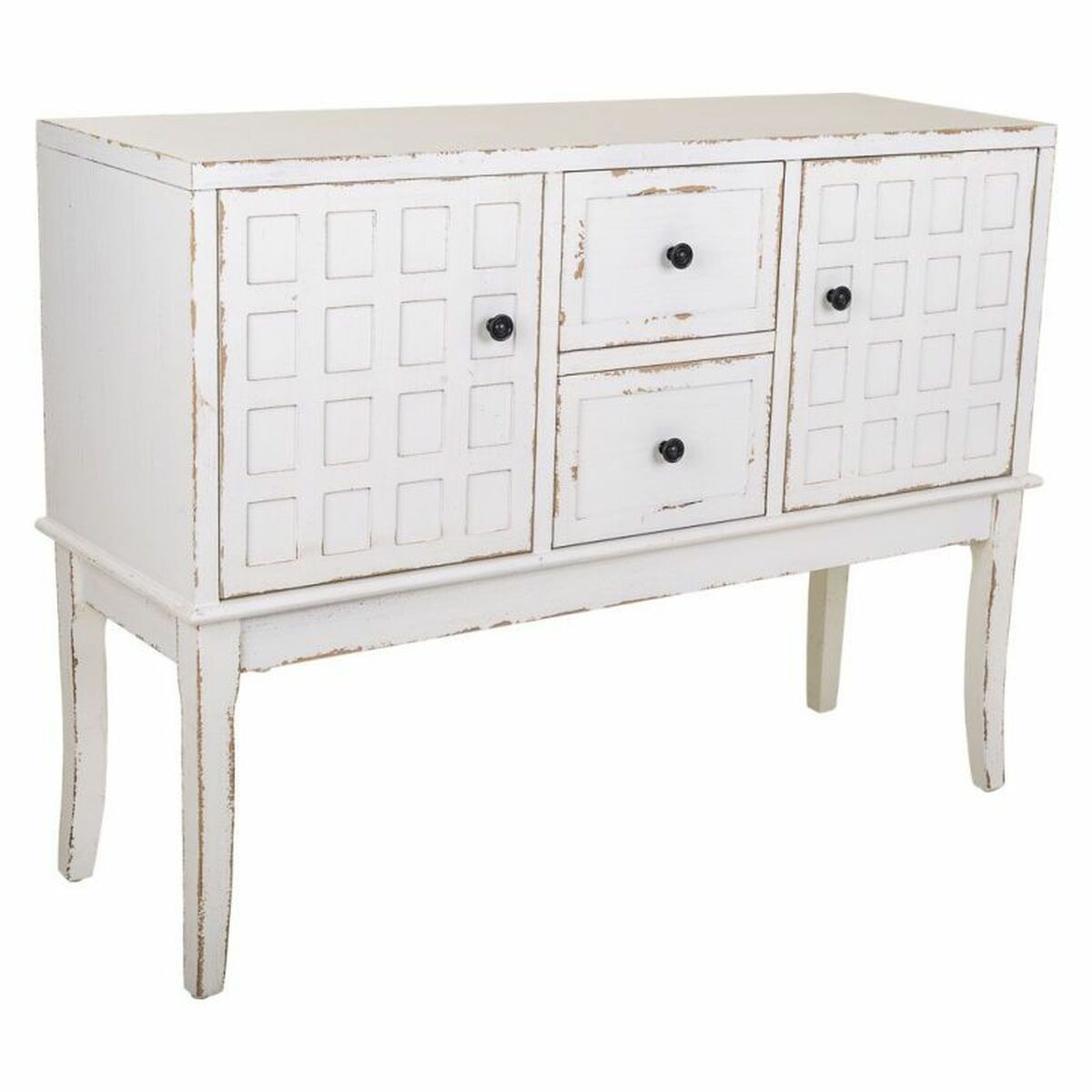 Recibidor con Cajones Alexandra House Living Blanco 36 x 82 x 108 cm