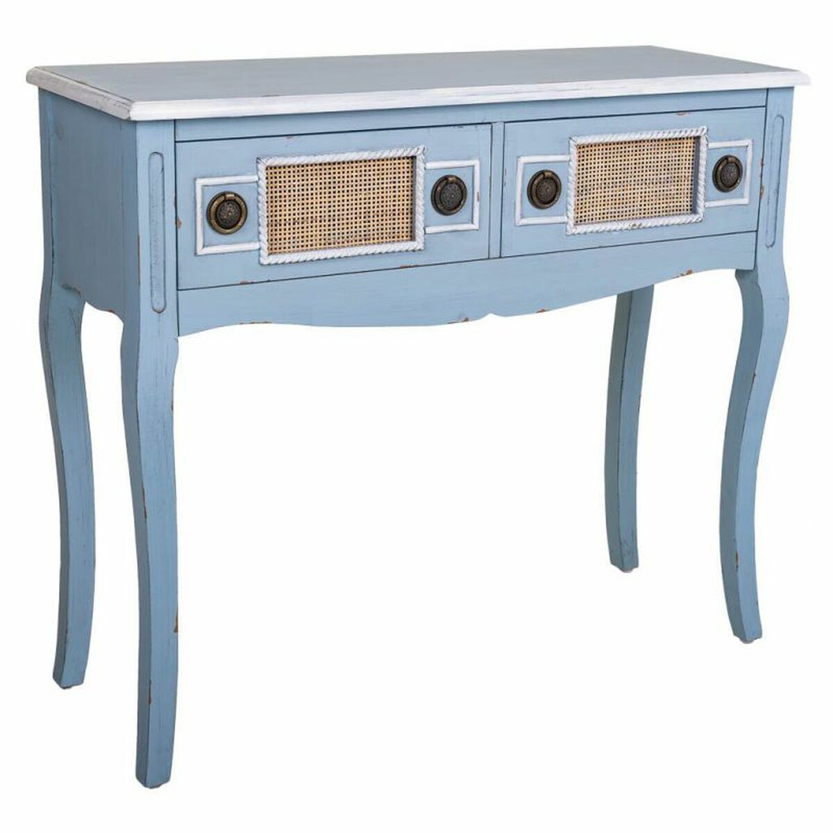 Recibidor con Cajones Alexandra House Living Azul 33 x 77 x 90 cm