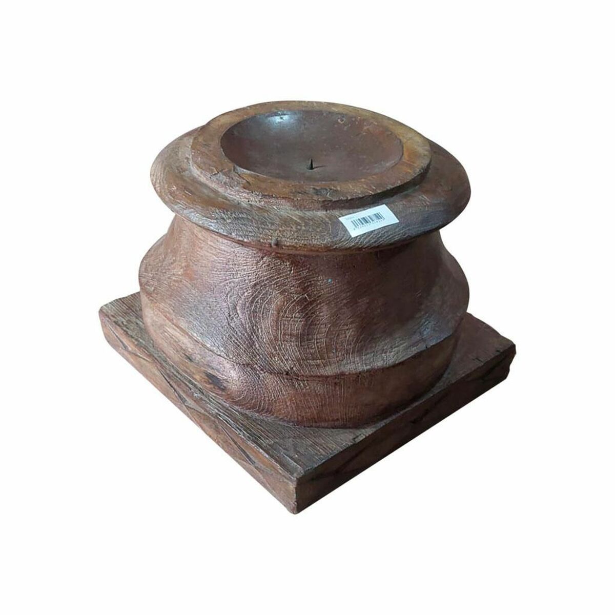 Candelero Alexandra House Living Marrón Acacia Madera de mango 29 x 23 x 29 cm