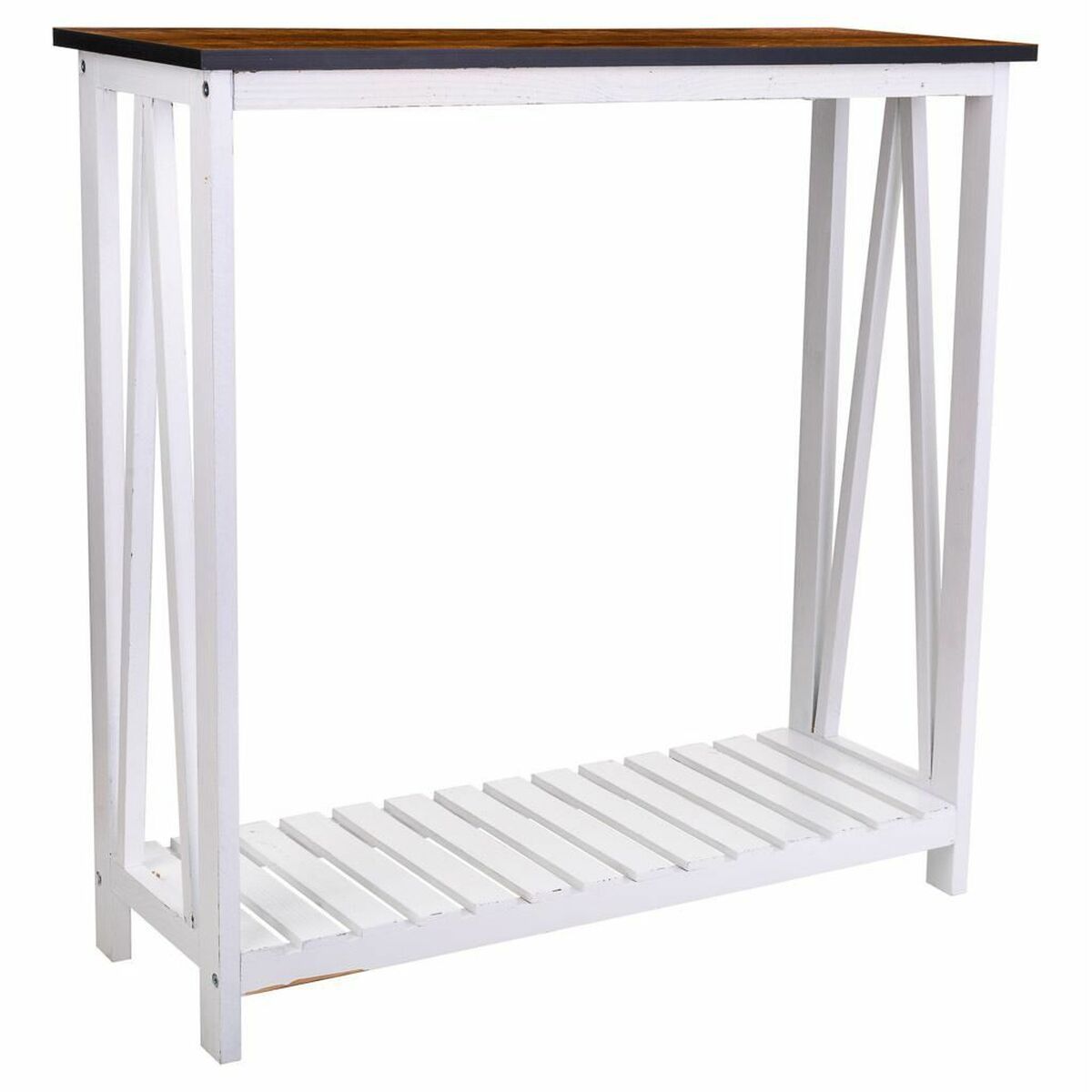 Recibidor Alexandra House Living Blanco 30 x 80 x 80 cm
