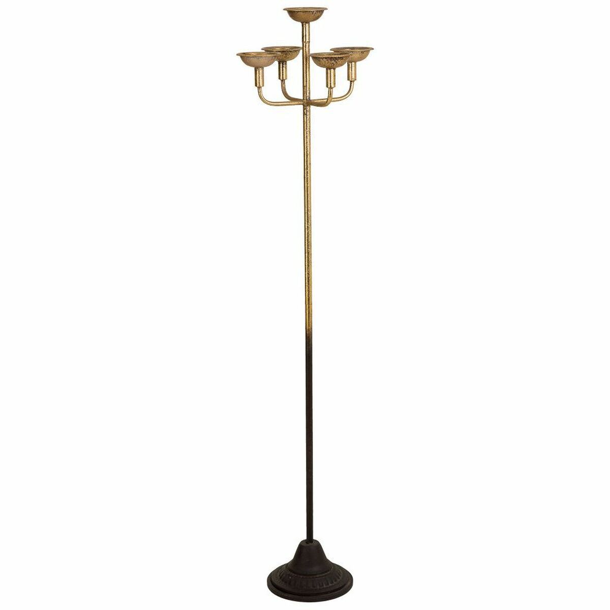 Candelabro Alexandra House Living Dorado Metal 37 x 149 x 37 cm