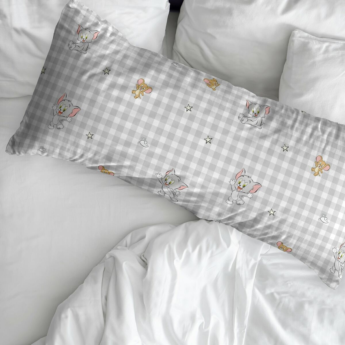 Funda de almohada Looney Tunes Multicolor 45 x 110 cm