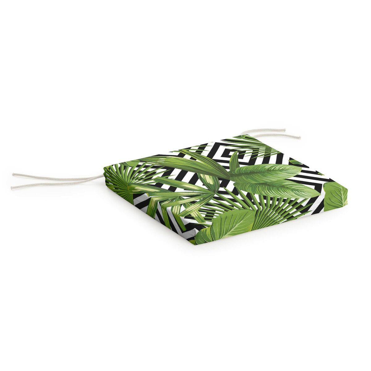Cojín para sillas Belum 0318-81 Multicolor 40 x 5 x 40 cm Hoja de planta