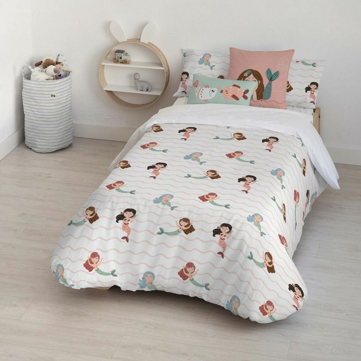 Funda Nórdica Kids&Cotton Mosi Small Rosa 155 x 220 cm