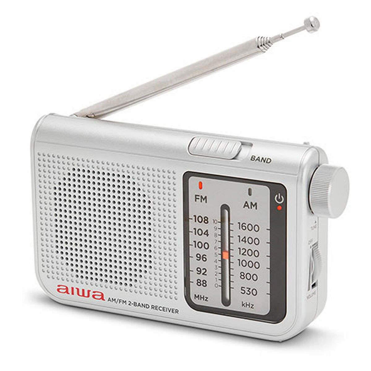 Radio Portátil Aiwa RS-55SL Gris Plata AM/FM