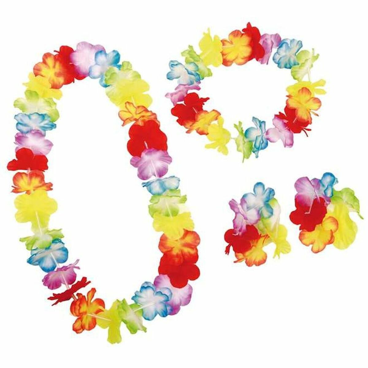 Set de Complementos de Disfraces My Other Me Multicolor Hawaiana M