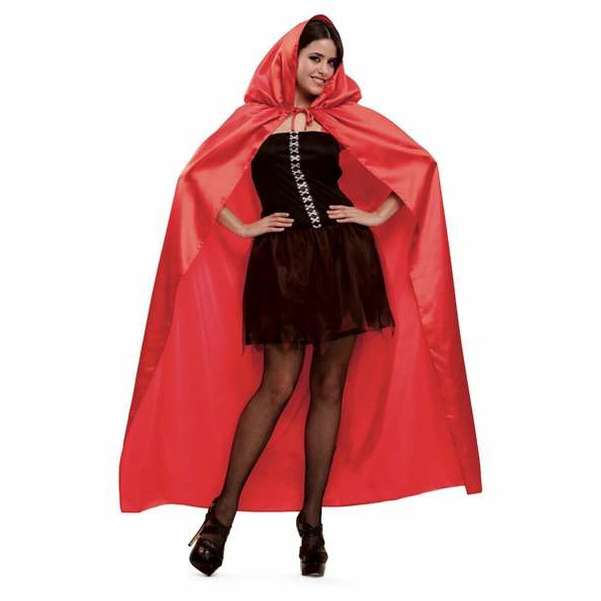 Capa My Other Me Rojo Talla única S Con capucha Mujer