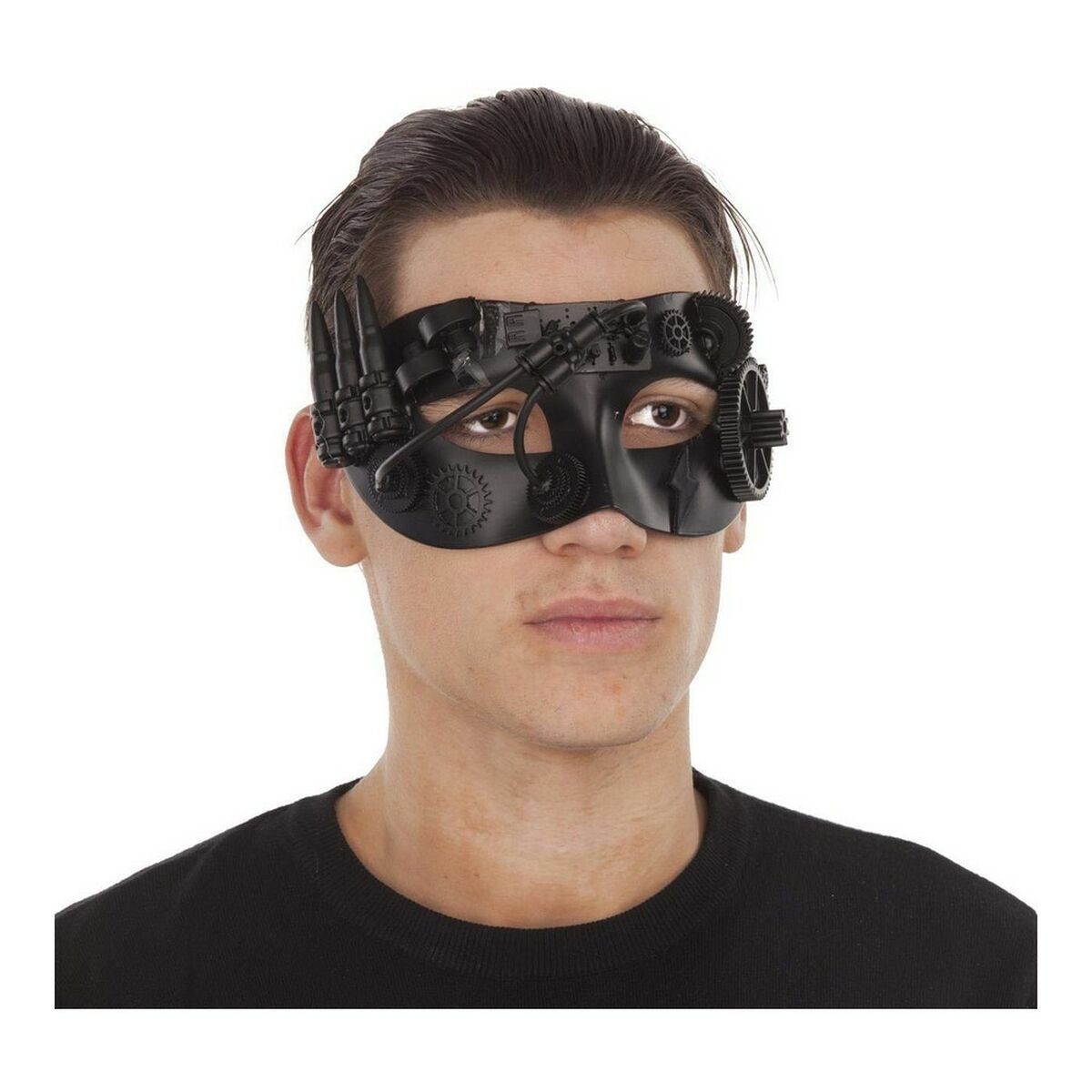 Antifaz Steampunk Negro