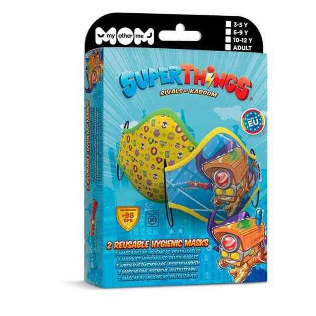 Mascarilla Super Things Mask Premium 6-9 años 6 Años + 2 Años