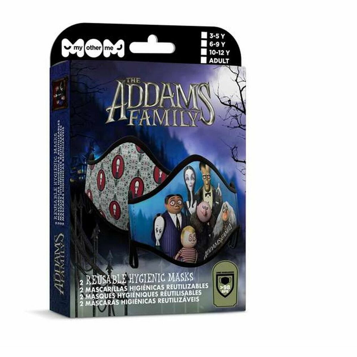 Mascarilla Higiénica My Other Me Addams Family Premium 10-12 Años