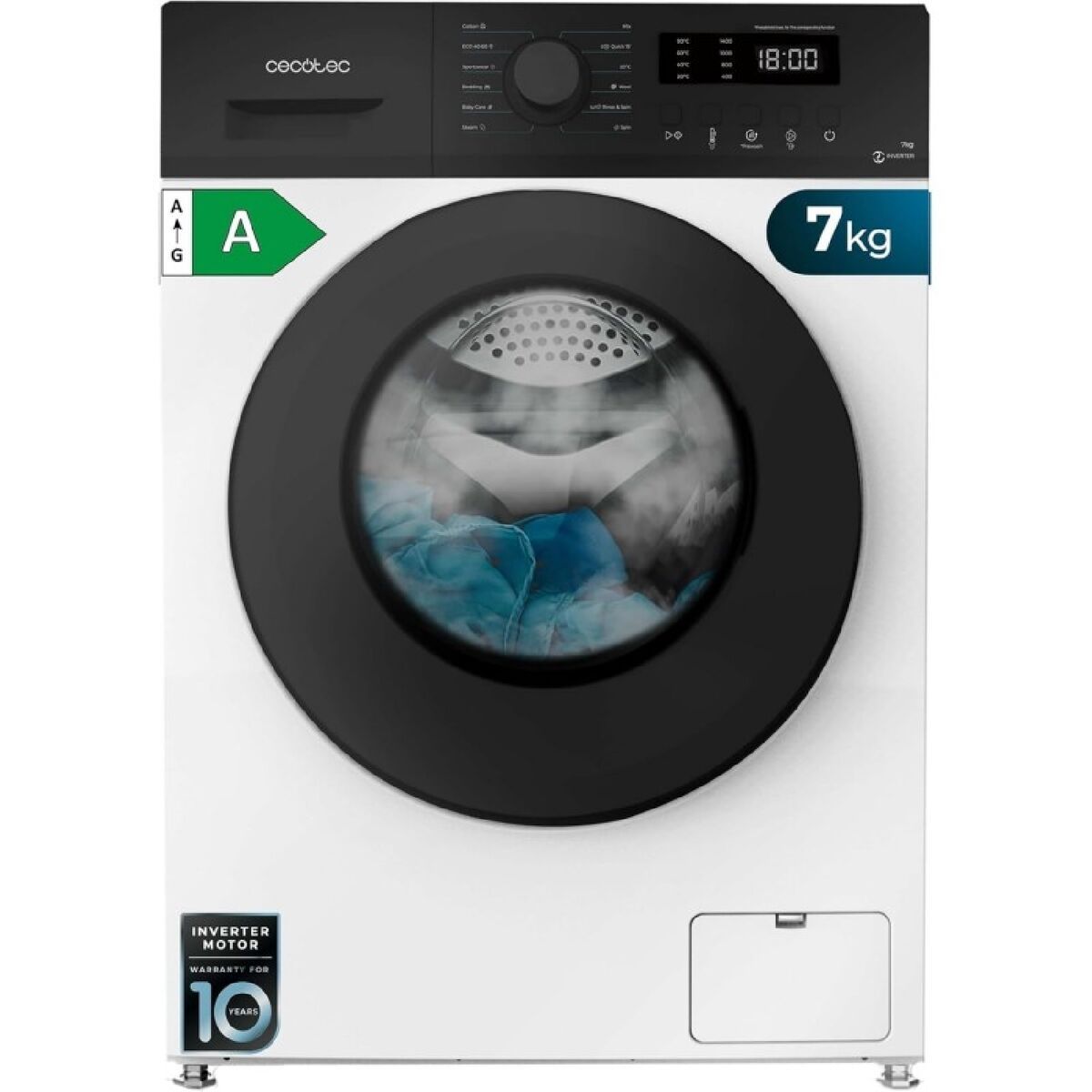 Lavadora Cecotec 7150 Inverter A