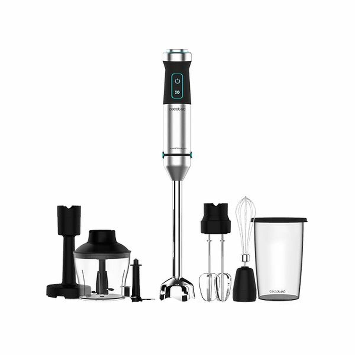 Batidora de Mano Power TitanBlack 1500 XL PerfectCream & Crush Cecotec 1500 W