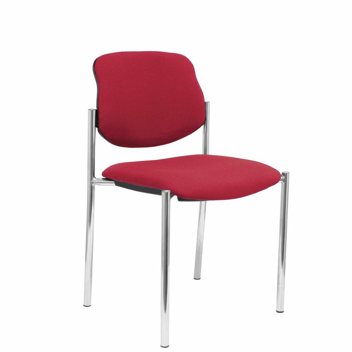 Silla de Recepción Villalgordo Piqueras y Crespo BALI933 Granate Símil Piel