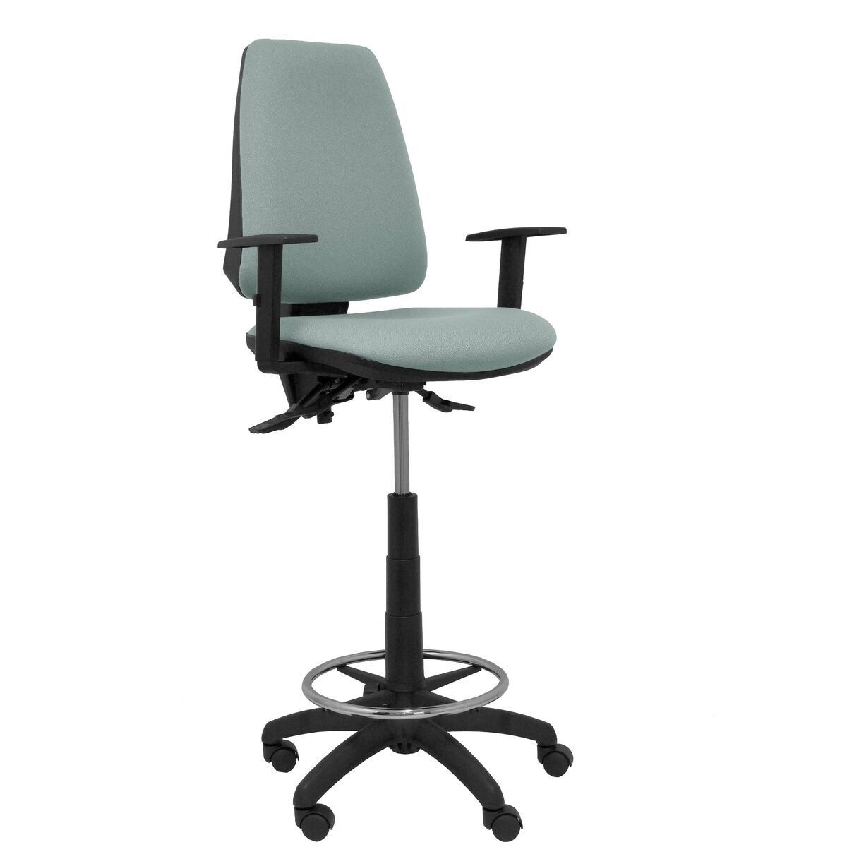 Taburete Elche Piqueras y Crespo 20B10RN Gris PVC
