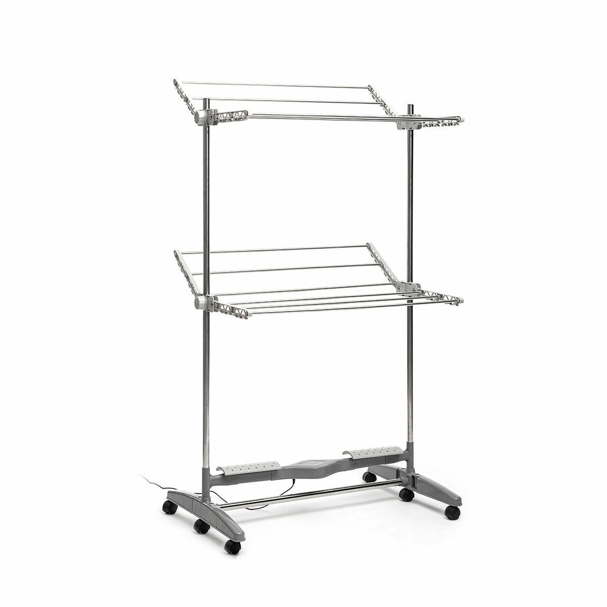 Tendedero Eléctrico Plegable con Flujo de Aire Natural Dryllon InnovaGoods 24 W 12 barras Gris (Reacondicionado C)