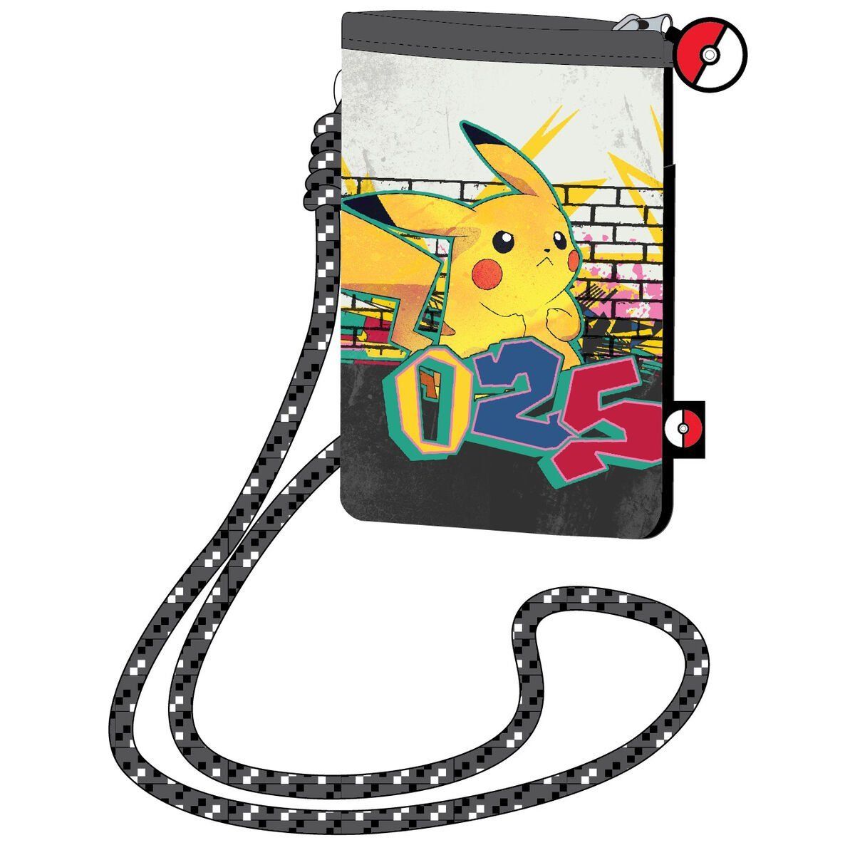 Bolso Bandolera Pokémon Pikachu Multicolor