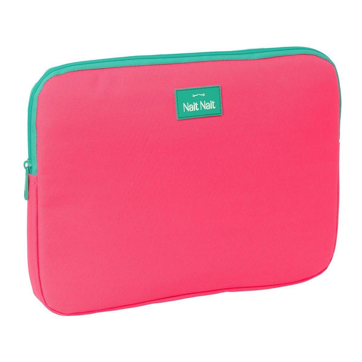 Funda para Portátil Nait Nait Rosa fluor Rosa 34 x 25 x 2 cm