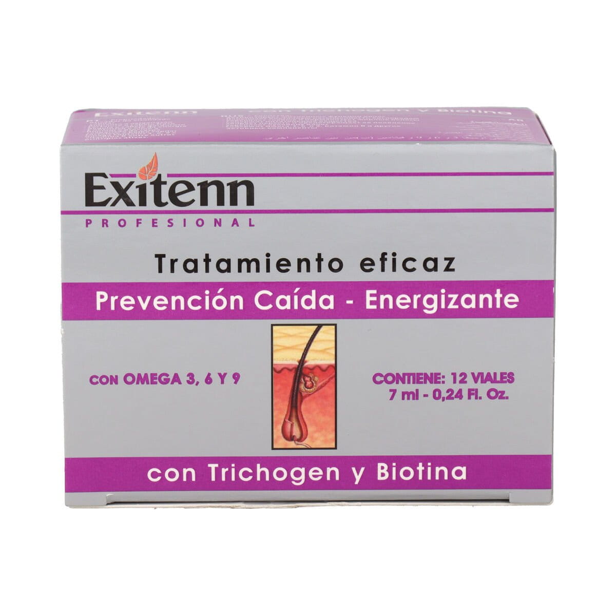 Anticaída Exitenn Energizante Con 12 x 7 ml