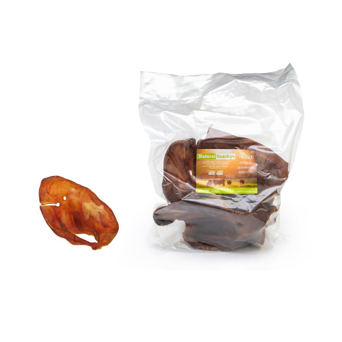 Snack para Perros Snackys Cerdo Oreja 10 Unidades