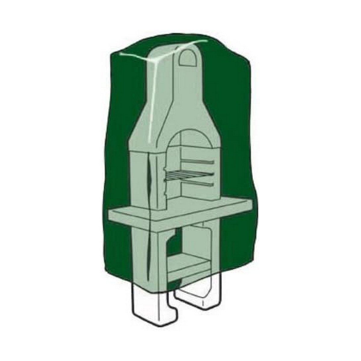 Funda Protectora Altadex Verde 128 x 80 x 253 cm Barbacoa